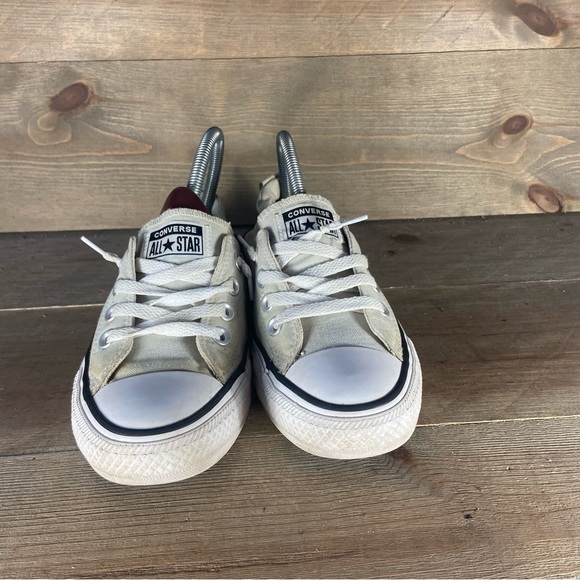 Converse all star chuck Taylor shoreline Women size 7 shoes gray slip on sneaker - Picture 4 of 8